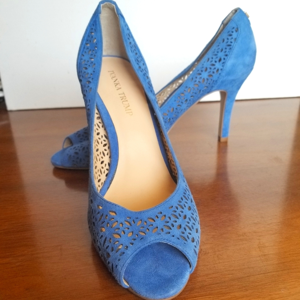 Ivanka Trump peep toe heels